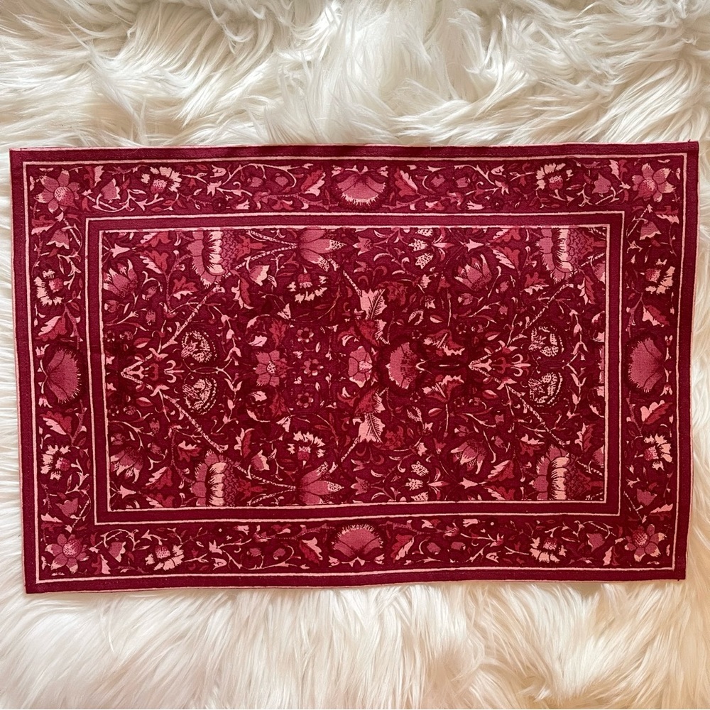 VTG Set Of 4 Cloth Placemats - 100% Cotton - Bohemian